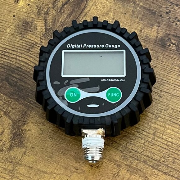 Digital Low Pressure Gauge with 1/4'' NPT Bottom Connector - Uharbour - Picture 4 of 6